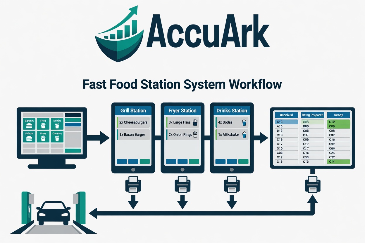 AccuArk© Fast Food Kitchen Display System