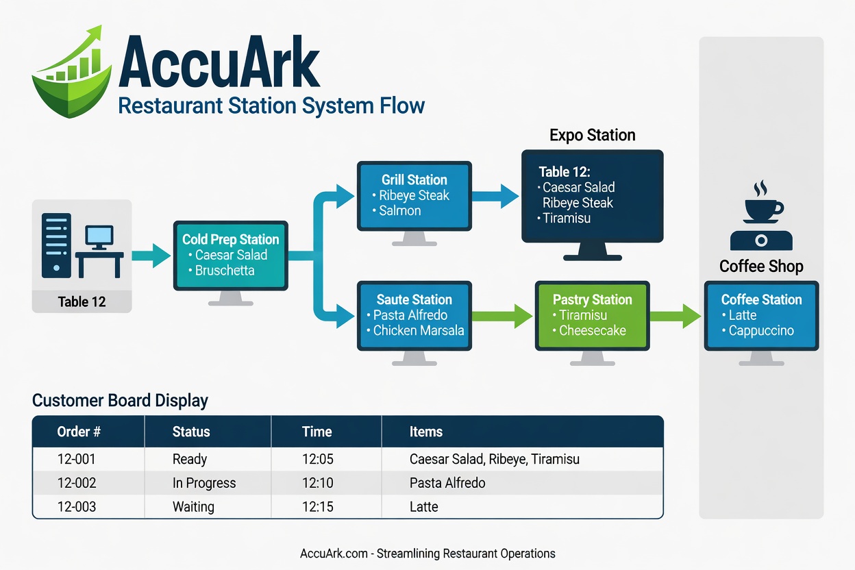 AccuArk© Restaurant Kitchen Display System