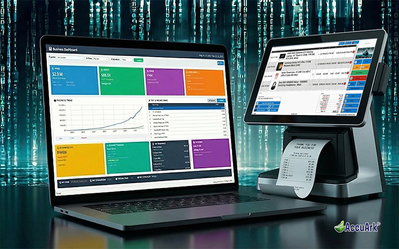 AccuArk© Dashboard - Multi-location business management overview