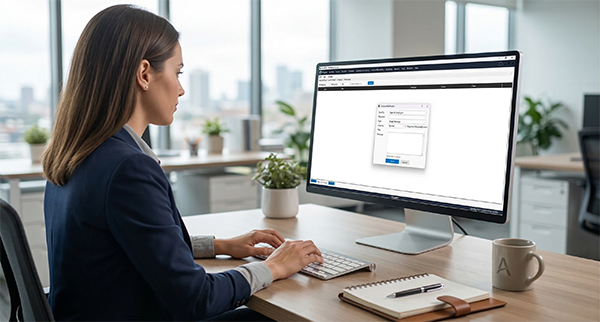 AccuArk© Notification System interface showing alerts and team messaging center